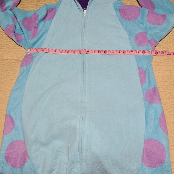 Monsters Inc Sulley Onesie pajamas costume size S - Picture 11 of 11